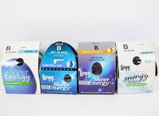 4 L'eggs Sheer Energy Control Top Women's Pantyhose BLACK Variety Size B Medium