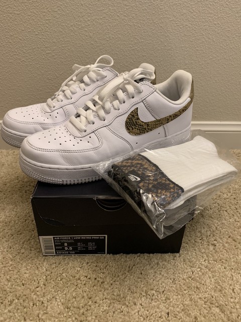 nike af1 ivory snake