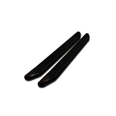 Black Horse PEERLESS Running Boards Black fit 2007-2019 Chevrolet Silverado 3500