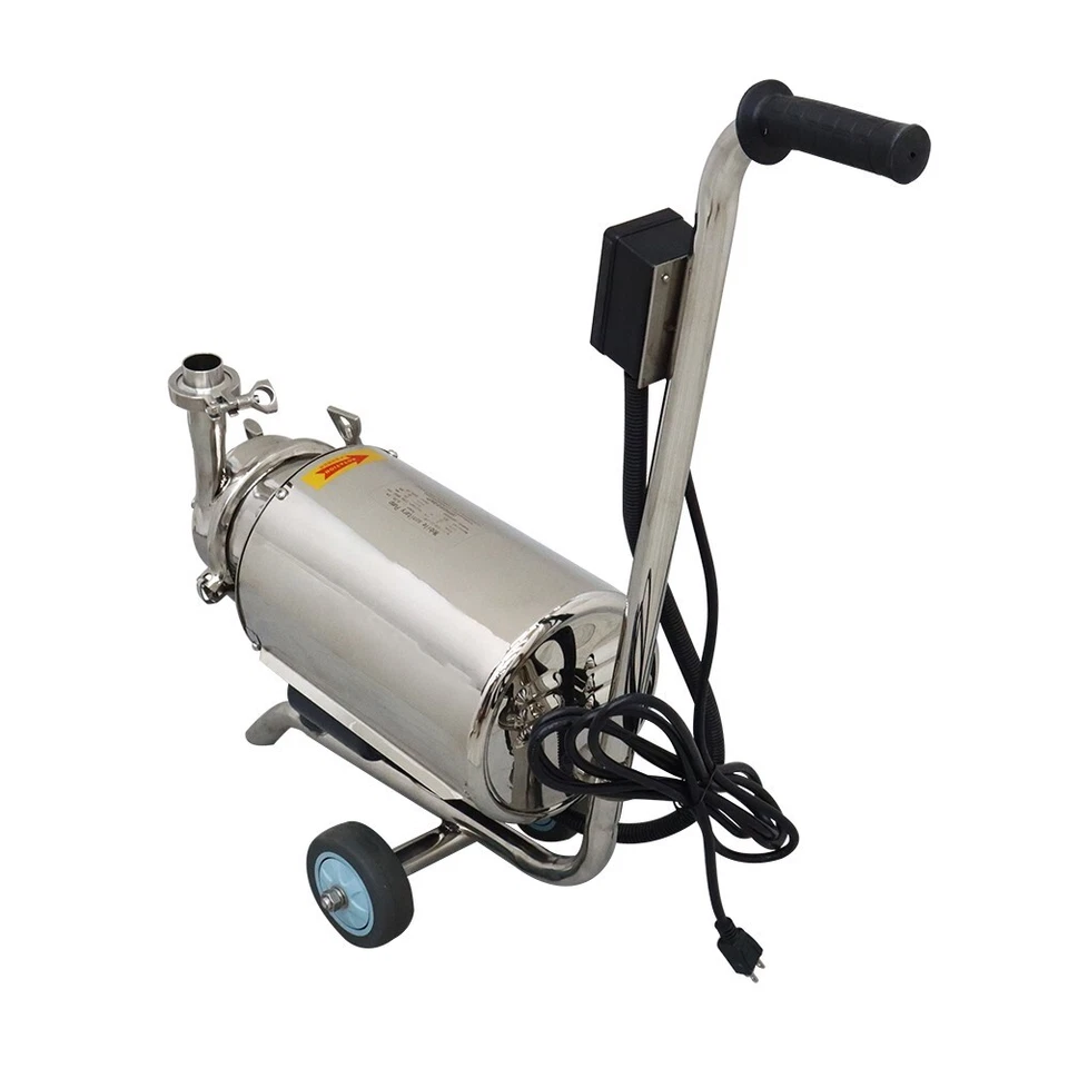 110V Stainless Steel Centrifugal Pump 3 Ton/h Sanitary Beverage Pump 750W - Image 2 of 4