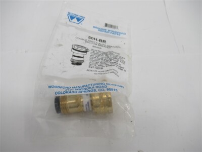 Woodford 50H-BR , Double Check Auto Draining Vacuum Breaker , Brass