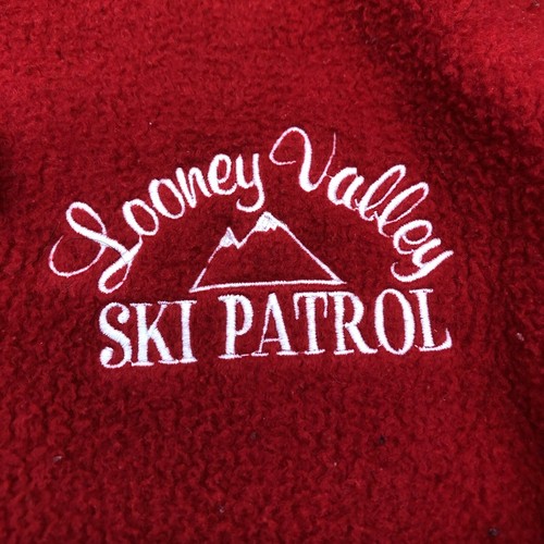 Looney Tunes Sweatshirt Hoodie XXL Valley Ski Patrol 1/4 Zip Sweater 1994 - Picture 3 of 12