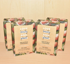 Love Beauty  Planet Majestic Exfoliation Soap Shea Butter  Sandalwood x4