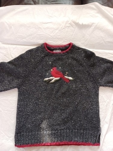 Woolrich Womens Onyx Heather Cardinal Sweater Size M | eBay