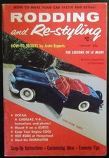 Rodding And Restyling Magazine January 1956