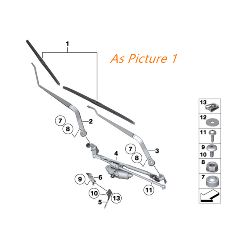 Set Front Windshield Wiper Blades For 20102022 Lexus GX460 Full Series