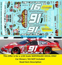 NASCAR DECAL #91 UAW-DAIMLER CHRYSLER 400 2004 DODGE BILL ELLIOTT JWTBM