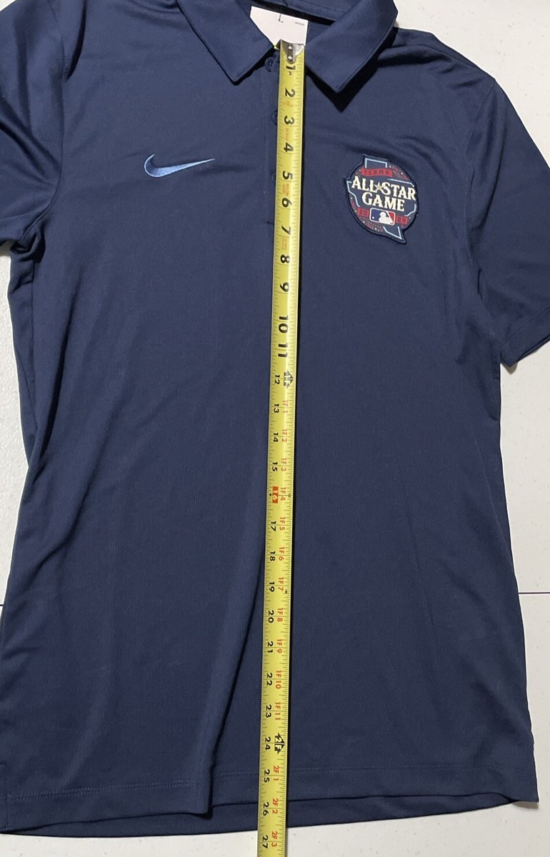 Nike 2024 MLB All-Star Game Men's Dri-Fit Polo Size Small Navy