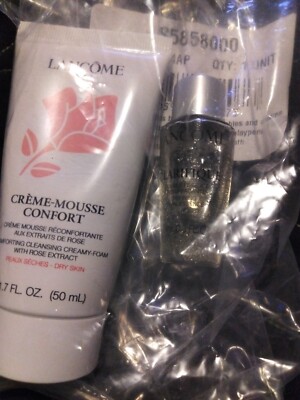 Lancome Cream Mousse Comfort For Dry Skin Plus Extra Bonus Item  1.7 Fl Oz 