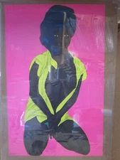 Lovely Vintage black light Poster original 1971  20311