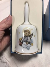 Schmid Christmas 1983 Collector Bell "Angelic Messenger" by Berta Hummel, Mint