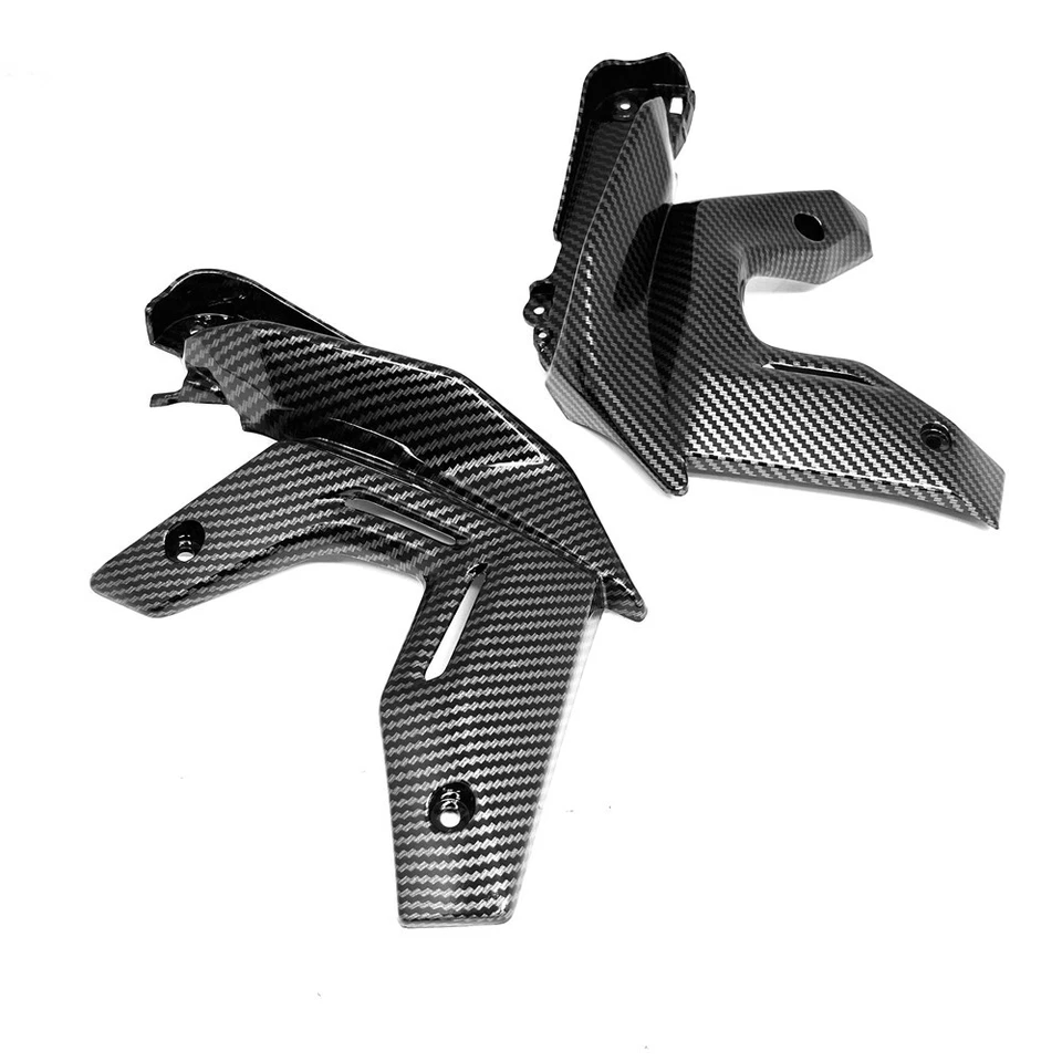 4 Pcs Front Side Frame Fairing Cowl Carbon Fiber For KAWASAKI Z 650 2020-2023 - Image 4 of 4