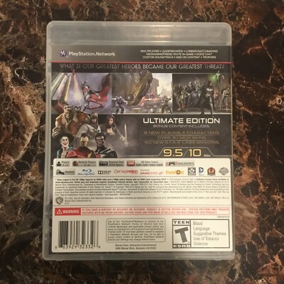 Injustice : Les Dieux Sont Parmi Nous - Édition Collector - PS3 - Neuf Scellé