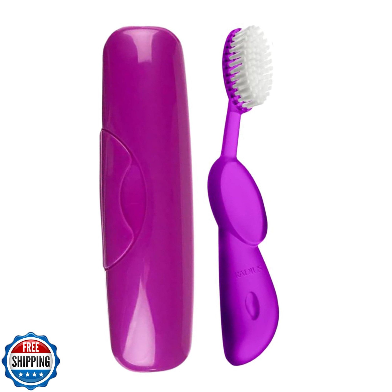 RADIUS Toothbrush Original Big Brush, BPA Free ADA Accepted 