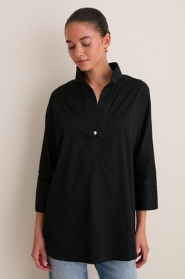 Tuckernuck Black Willow Blouse Size M