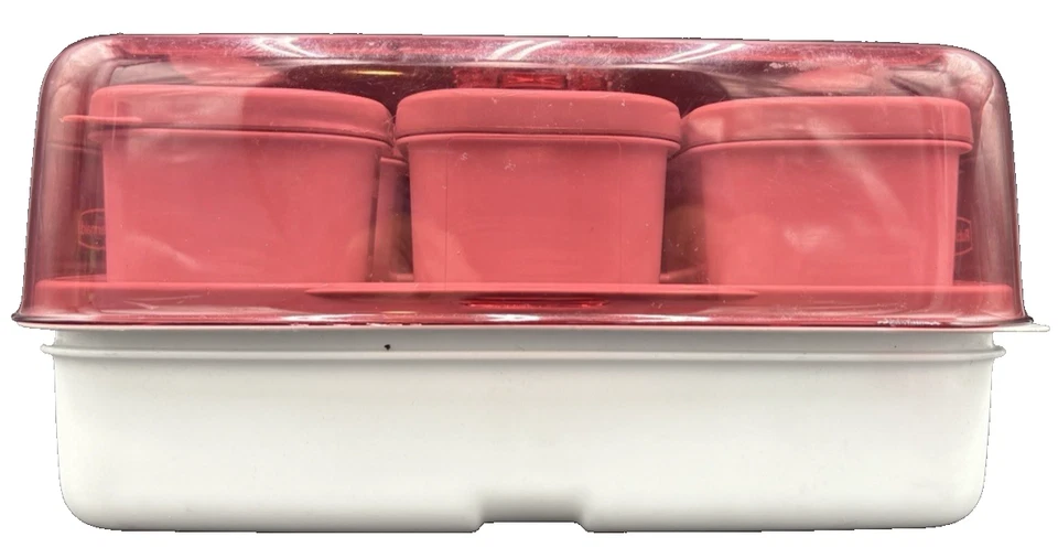 Juegos de cajas porcionadas Rubbermaid contenedores de almuerzo rojos Bento almacenamiento Foto 3 de 4