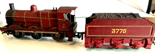 VINTAGE -TRIANG MAROON R251 RUN 3489 WITH TENDER 3775 TESTED RUNNER | Zustand: For parts or not working