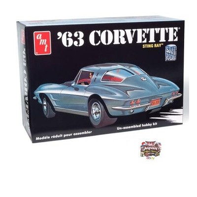 Platz 1/25 Scale 1963 Chevrolet Corvette Stingray Plastic Model