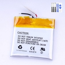 For iPod Shuffle 2nd Gen 2 616-0274 New Replacement Battery with Tool