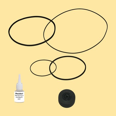 Kit 8 = Riemen Andruckrolle Öl für Grundig RPC 200 D Compact System