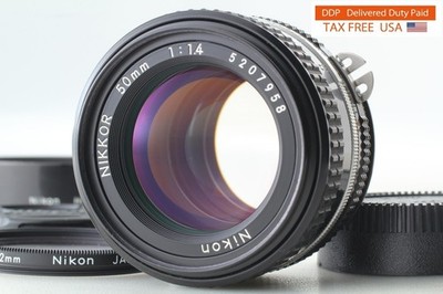 【NEUWERTIG mit KAPUZE】Nikon Ai-s AIS Nikkor 50mm f/1.4 Manueller Fokus...