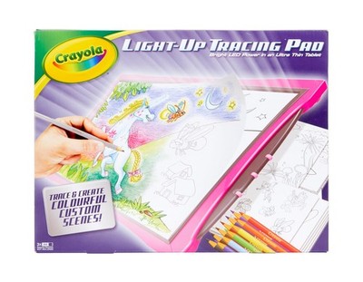 CRAYOLA Light-Up Tracing Pad | Trace & Create Colourful Custom Multicolor 