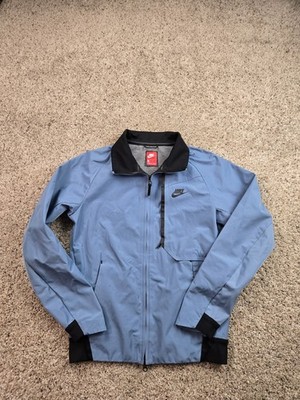 Nike Tech Shield Water Resistant Jacket Mens XS Blue Full Zip 914082 437