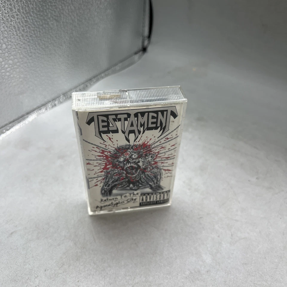 TESTAMENT - Return To The Apocalyptic City - Cassette Tape Album *Playtested* - Image 3 of 4
