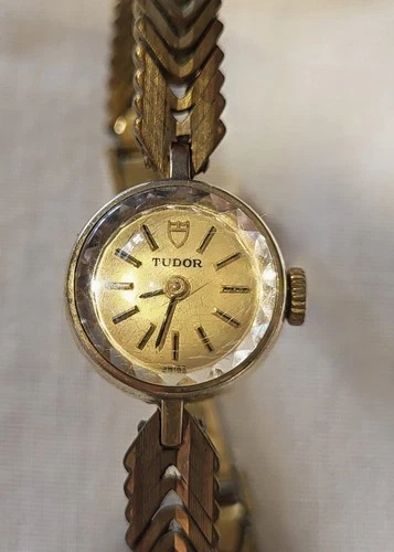 NICE VINTAGE TUDOR ROLEX LADIES COCKTAIL WATCH WIND-UP WORKS GREAT