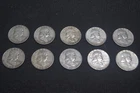 ( 10 ) CIRCULATED 90% SILVER FRANKLIN HALF DOLLARS 1948 D - 1963 P FAST SHIPPING