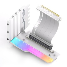 Vertical GPU Mount with High-Speed PCIE 4.0 Riser Cable, ARGB Module, 115mm/4...
