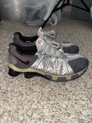 Nike Shox Cog Cognescenti Silver Black Red Size 14 Sneakers 311116-005 CLEAN