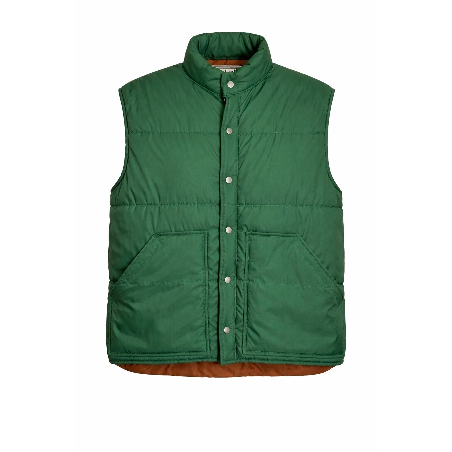 Vtg Montgomery Ward Mens XL Puffer Vest Forest Green Fishing Hunting Hike Layer