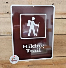 HIKING TRAIL SIGN, hiking sign, man cave, park, trail, hunt, fish, cabin decor