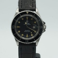 Tudor Mini Sub Automatic Ladies Watch 73090 33Mm Steel Beautiful Condition