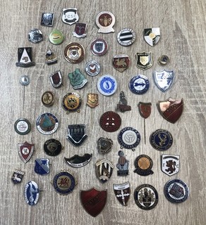 Vintage Football Badge Collection Job Lot