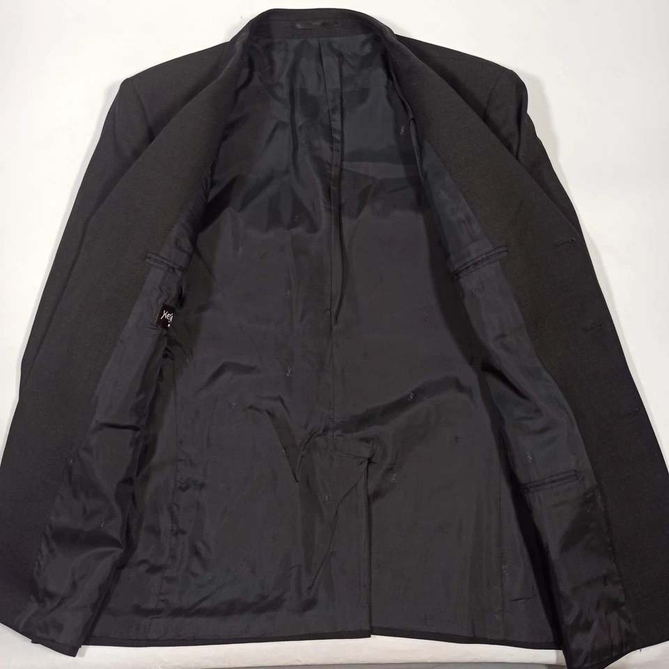 Traje de 2 piezas de lana para hombre Yves Saint Laurent Pour Homme - negro - talla 42 UK / 36W Foto 3 de 4