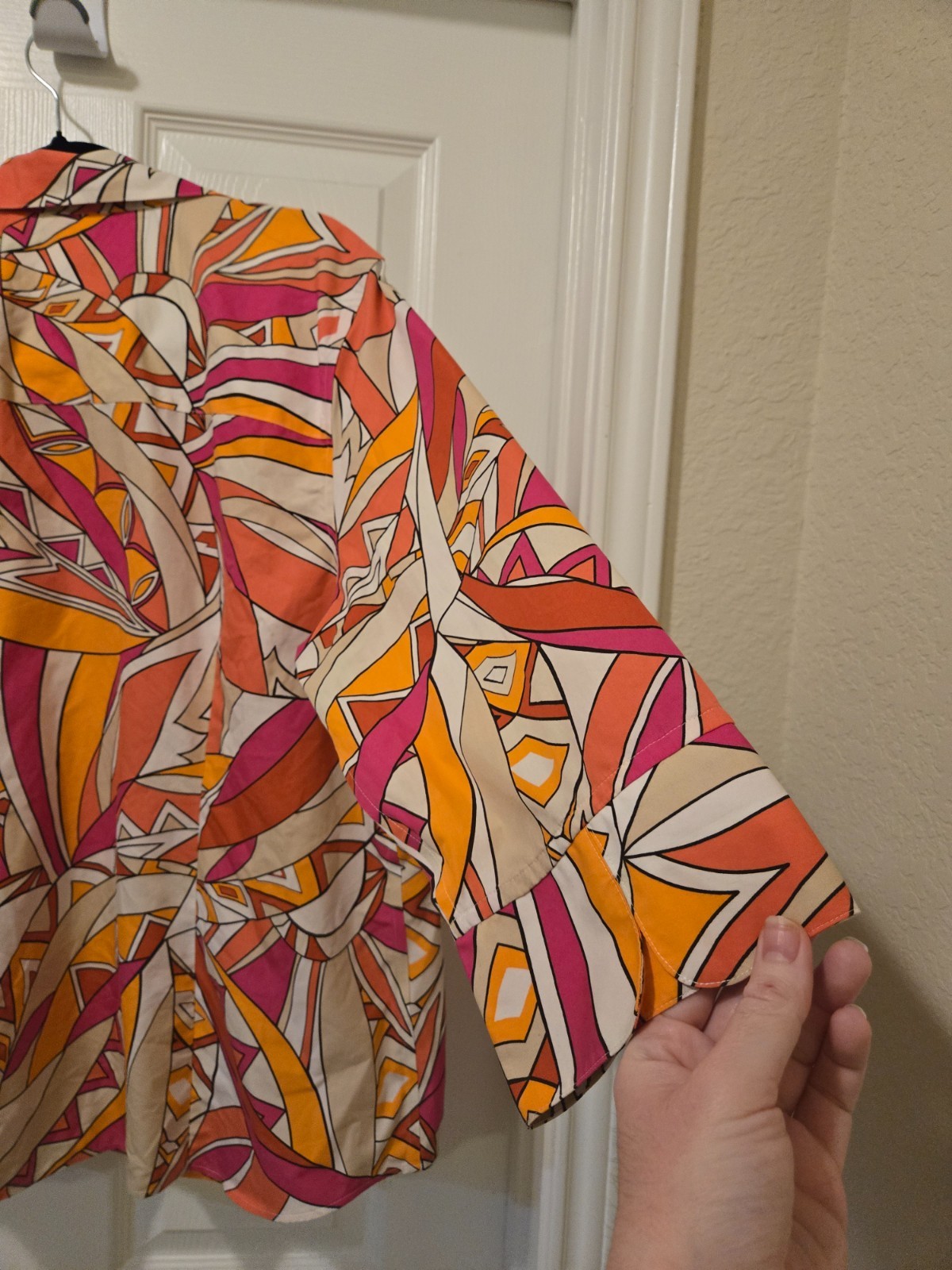 Chicos size extra large button down collared blou… - image 9