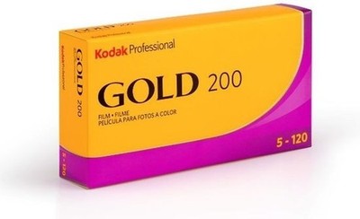 KODAK GOLD 200 120  5 Filme Mittelformat  MHD/expiry date 06/2027