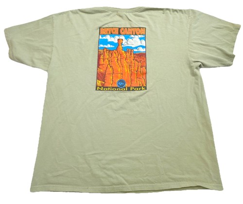 Y2K Bryce Canyon National Park Graphic T-Shirt Anvil 2XL Tourist Tee Shirt
