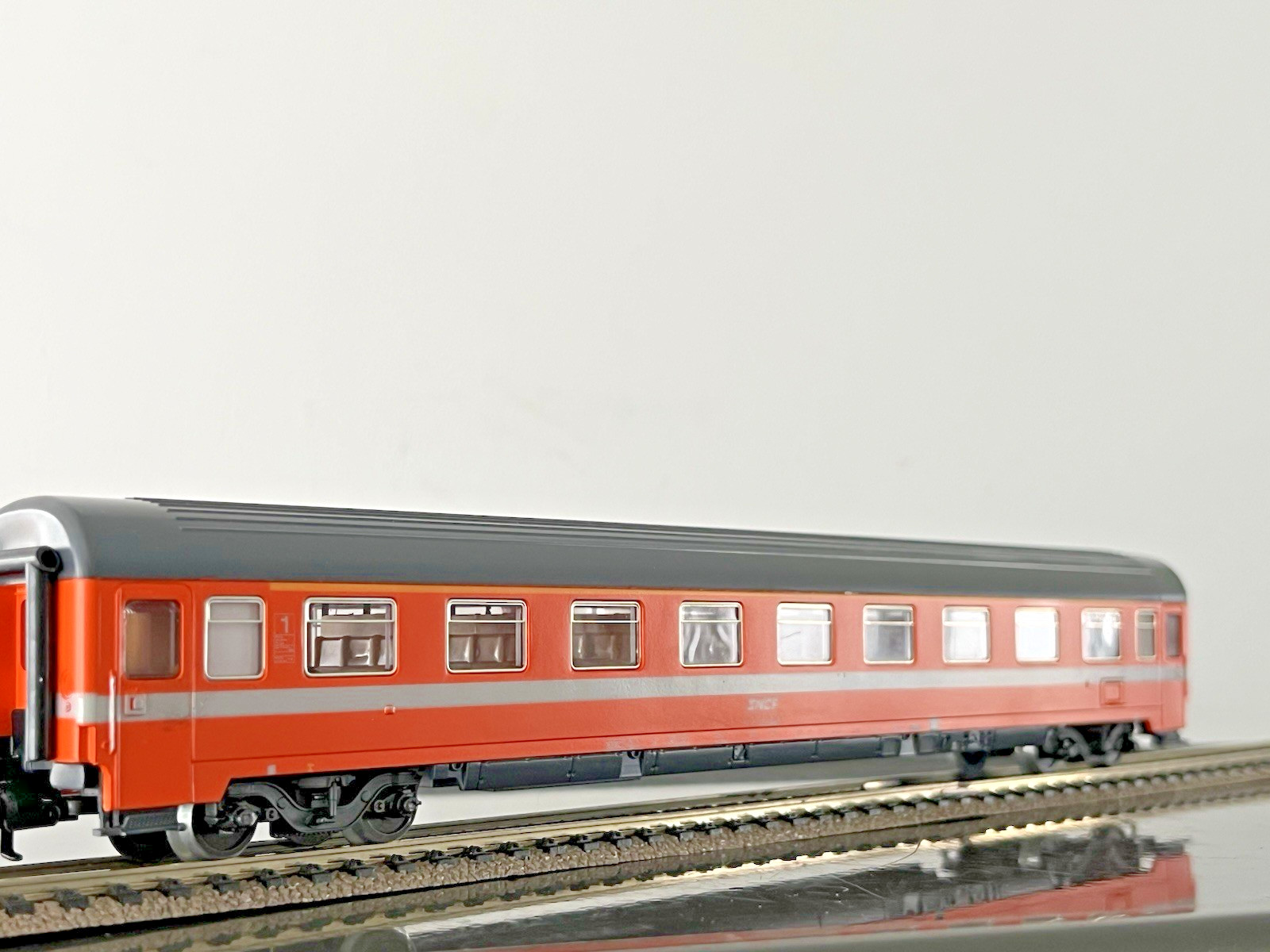 Märklin 4156 wagon Eurofima SNCF de collection en boite d'origine HO neuf