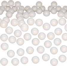 200 Pack 0.6 Inch Blank Foam Balls for Art Decoration Polystyrene Small Craft Fo