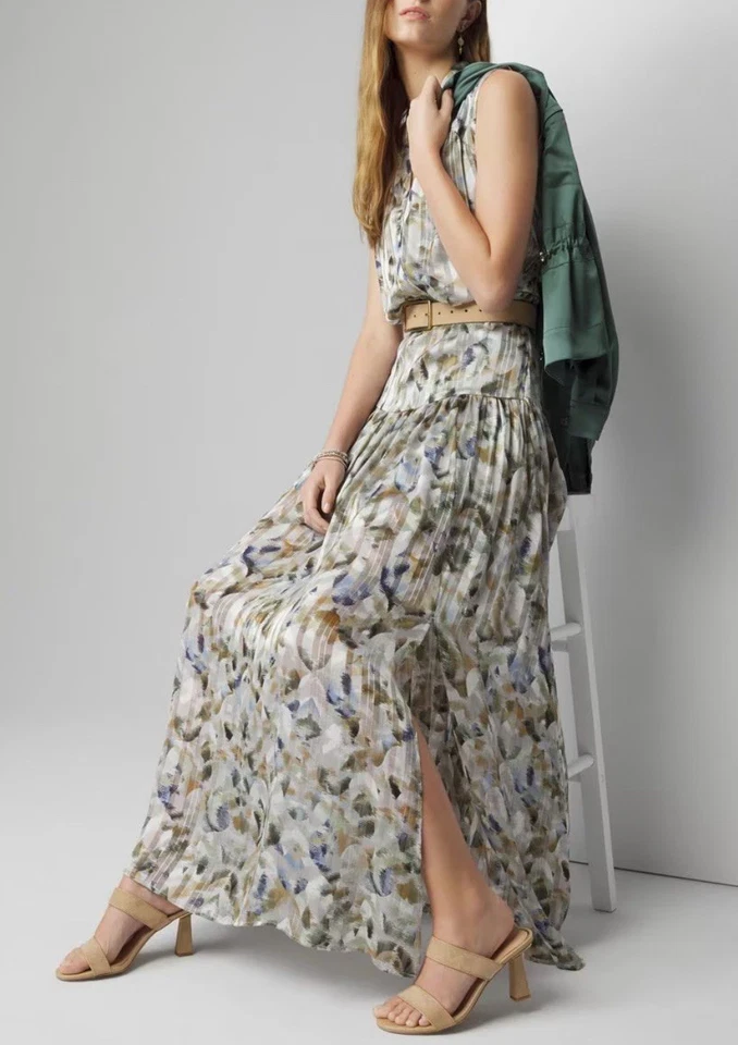 Новый с Ярлыками Белый дом черный рынок WHBM шифоновое макси красивое платье| размер XSP| $190 ❗ - Изображение 2 из 4