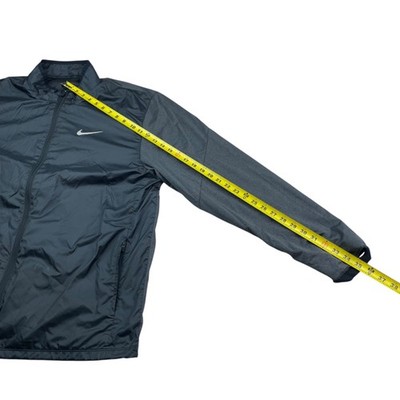 Nike Shield Men's Waterproof Windproof Full Zip Golf Jacket Gray