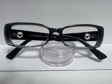 Emporio Armani Brille Grau Schwarz Rechteckig