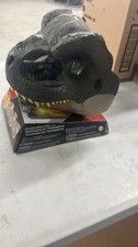 Mattel Jurassic World Rebirth T-Rex Rage N Roar Mask LED Lights Sound New