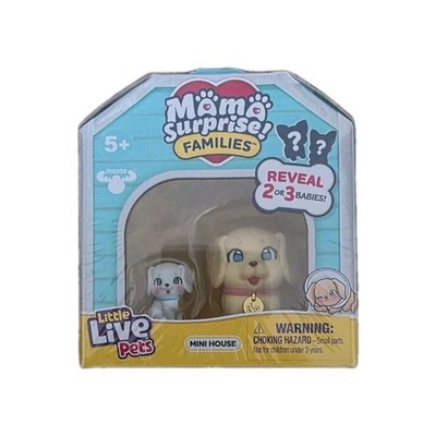 Little Live Pets Mama Surprise Families Mini House Retriever Family New Sealed