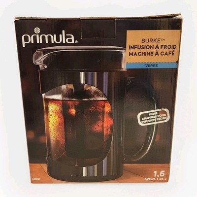 Primula Burke Cold Brew Maker 1.6Qt Capacity - Black NEW