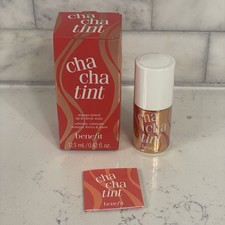 Benefit CHA CHA TINT Mango Tinted Lip Cheek Stain .42 oz ORIGINAL Large Size