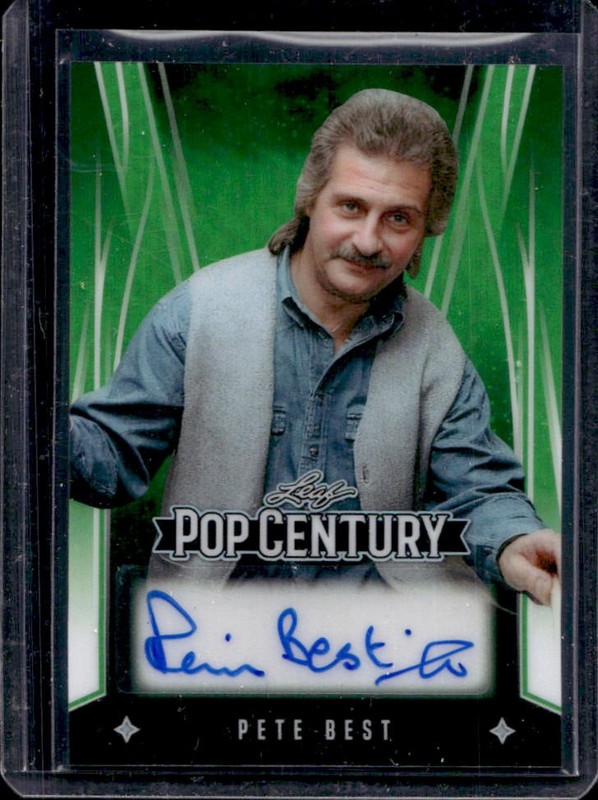 2025 Leaf Metal Pop Century Pete Best Auto Autograph Prismatic Green #/5